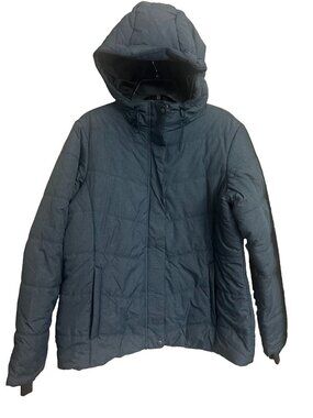 Women's Columbia Blue Winter Puffer Jacket Insulated Winter sz XL Hooded